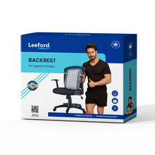 Leeford Back Rest For Enhanced Support And Correct Posture Ergonomic Lumbar Cushion