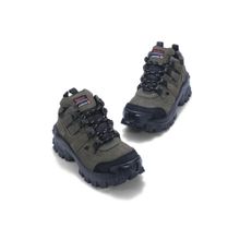 WOODLAND Mens Olive Trekking Shoes