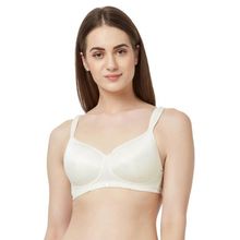 SOIE WomenS Full Coverage Padded Non-Wired Bra - IVORY
