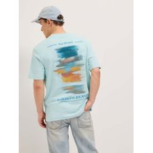 THE BEAR HOUSE Men Aqua Printed T-shirt