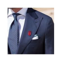 The Tie Hub Red Heart Metal Lapel Pin