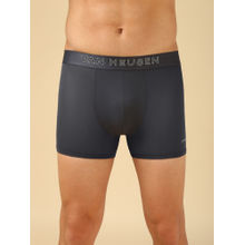 Van Heusen Innerwear Men Ebony Grey Swift Dry & High Stretch Mesh Trunks