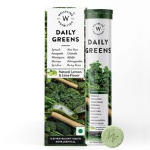 Wellbeing Nutrition Daily Greens Wholefood Multivitamin Natural Lemon&Lime Flavor