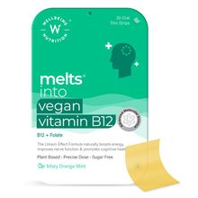 Wellbeing Nutrition Melts Vegan Vitamin B12 + Folate Misty Orange Mint
