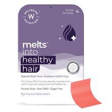 Wellbeing Nutrition Melts Healthy Hair Wholefood Biotin 10,000 mcg from Sesbania