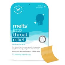 Wellbeing Nutrition Melts Throat Relief With Manuka Honey & Curcumin For Irritation And Pain Relief
