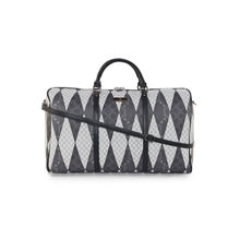 ESBEDA Black White Color Printed Traveller Duffle Bag for Unisex (L)