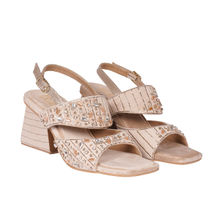 Veruschka By Payal Kothari Grace Sandals Beige