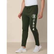 Free Authority Young Men Harry Potter Printed Green Trackpant