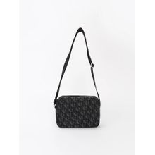 Calvin Klein Logo Black Polyester Crossbody Sling Bag