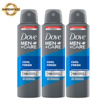 Dove Men+Care Cool Fresh Dry Spray Antiperspirant Deodorant - Pack Of 3