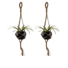 Homesake Hanging Planter Medium Jute Beige