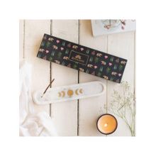 Ritualistic Marble Incense Holder with Metal Inlay| Incense Burner | Pooja Items