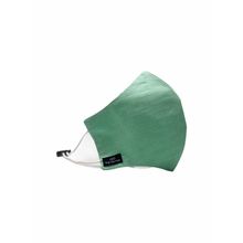 The Tie Hub Green Herringbone Premium Cotton Reusable Face Mask (pack Of 3)