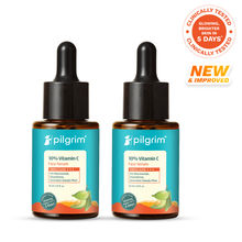 Pilgrim 10% Vitamin C Face Serum For Daily Brightness - Pack Of 2