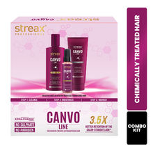 Streax Professional Canvoline Post Care Combo Kit (Shampoo + Conditioner + Serum)