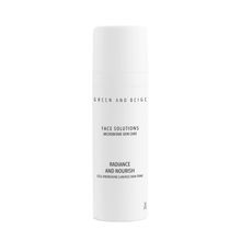 GREEN AND BEIGE Face Solutions Radiance And Nourish