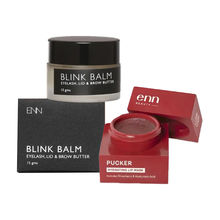ENN Pucker Lip Balm Mini & Brow Butter Blink Balm Combo Kit