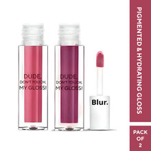 BLUR India Mini Dude Don'T Touch My Gloss Combo - Bubblegum Pink & Mauve