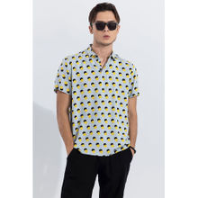 Snitch Polka Pop Yellow & Grey Polo T-Shirt