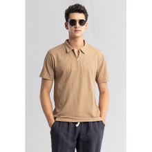 Snitch Pinnacle Brown Polo T-Shirt