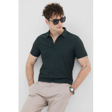 Snitch Dark Green Technical Stitchless Polo T-Shirt