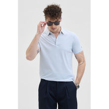 Snitch Light Blue Technical Stitchless Polo T-Shirt