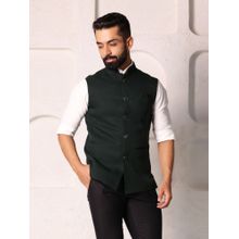 Lightpole Men Designer Solid Nehru Jacket