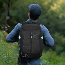 Safari Unisex Expand Colorblock Black Backpack (L)
