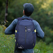 Safari Unisex Expand Colorblock Blue Backpack (L)