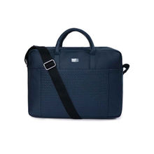 Cross Unisex Navy Blue Vegan Leather 14 Laptop Bag