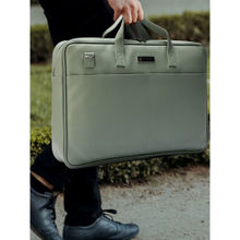 Cross Unisex Mint Green Leather 15 Laptop Bag