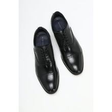 Allen Solly Black Derby Shoes