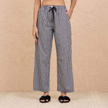 Nykd By Nykaa Super Comfy Cotton Relax Fit Pajama - NYS141 - Black Checks