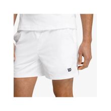 Wilson Men White Core Volley Shorts Tennis Sports Gym Activewear Shorts