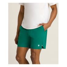 Wilson Men Tournament Pro Club Green Tennis Gym Training Activewear Shorts
