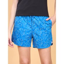 Enamor Mid Rise Mid Thigh Length Adjustable drawstring Hangout Shorts For Women - E7A1