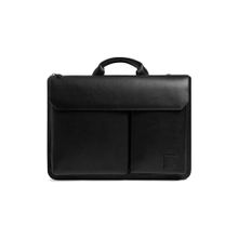 Dailyobjects Black Urban Tech Laptop Briefcase Bag - Large