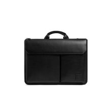 Dailyobjects Black Urban Tech Laptop Briefcase Bag - Medium