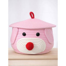 BAJO'S Pink Bamboo Self Design Multi-Utility Organisers Box
