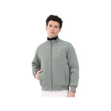 Monte Carlo Men Collar Full Sleeve Green Jacket