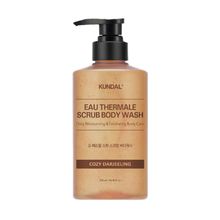 Kundal Eau Thermale Scrub Body Wash For Daily Moisturizing & Exfoliation Cozy Darjeeling