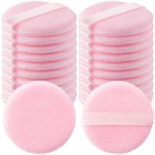 Rhe Cosmetics Medium Cotton Soft Puff - Baby Pink(Round)