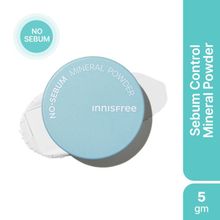 Innisfree No Sebum Mineral Powder For Oil Control, Makeup Fixer & Reduces Hair Greasiness