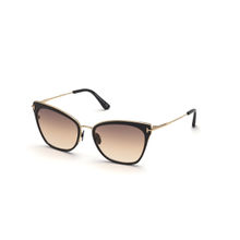 Tom Ford FT08435601F Cat Eye UV Protected Sunglasses for Women Brown (56)