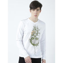 Huetrap Mens V Neck Long Sleeve T-Shirt