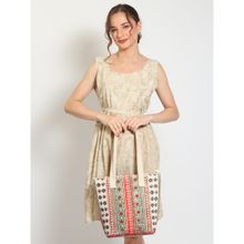 ART AVENUE Multi-Colour Beckon Cotton Printed Women Handbag