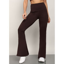 Rock Paper Scissors Women Brown Solid Tights