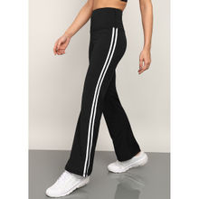 Rock Paper Scissors Women Black Solid Tights