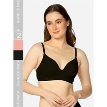 Curvy Love Plus Size Soft Padded Everyday Comfort Bra (Pack of 2)